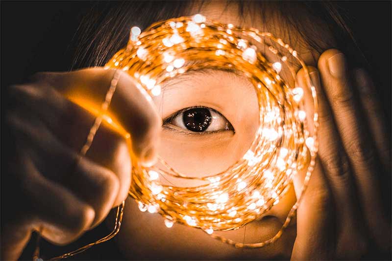 swirling lights