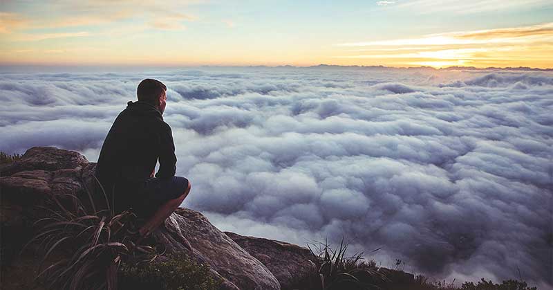 men on cloud