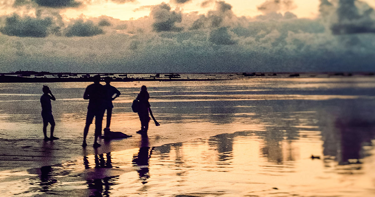 people on beach