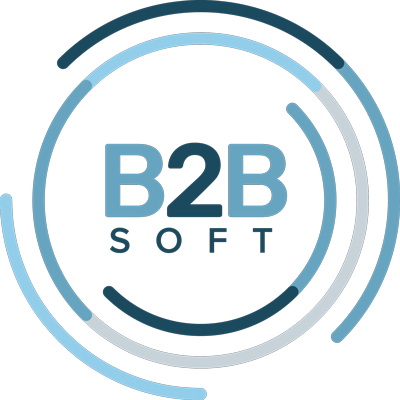 The B2B soft company logo providing wireless retail technologies.