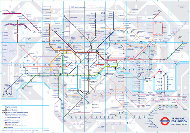 map of London Underground