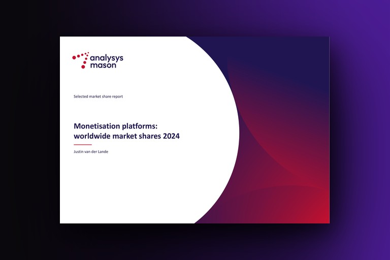 Analysys Mason - Monetization platforms: worldwide market shares 2024