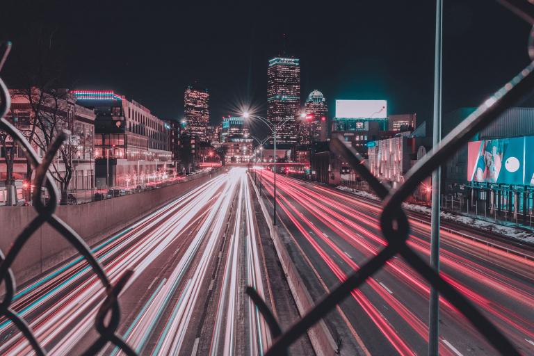 fence over highway