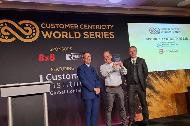 Amdocs wins cross-industry “Customer Centricity in B2B” award!