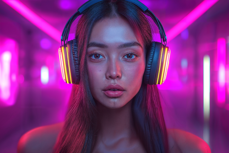 asian-woman-headphones