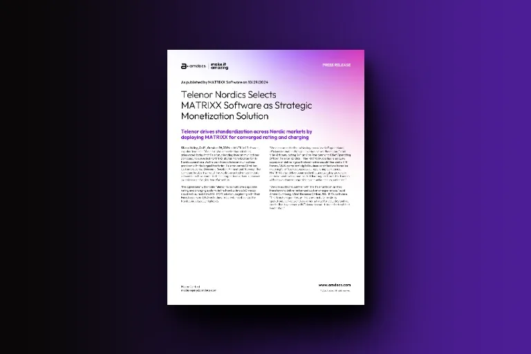 telenor-nordics-selects-matrixx-software-as-strategic-monetization-solution-2026
